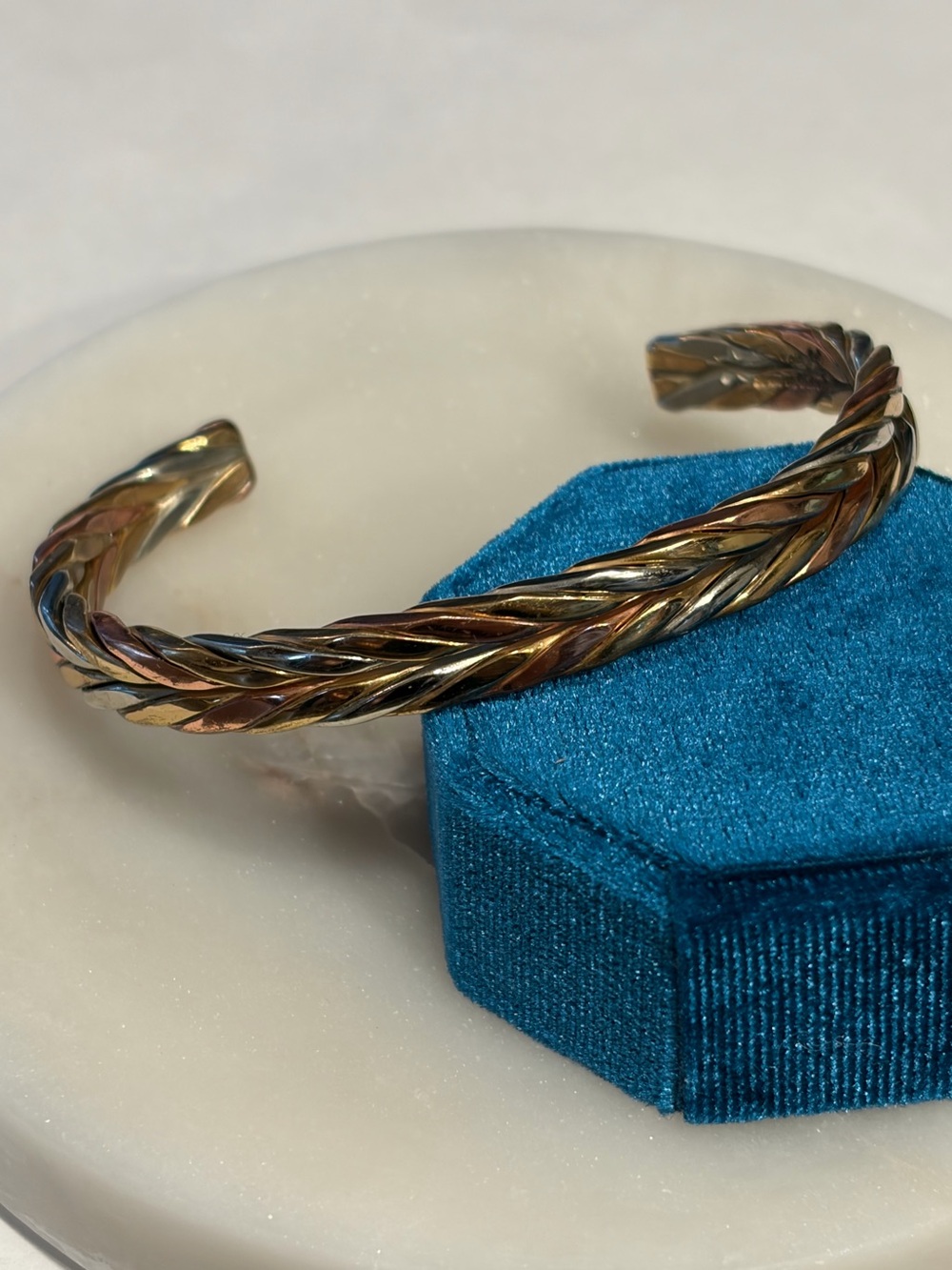 Sergio Lub Tricolor Cuff Bracelet in Style “Wheat”